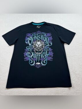 Nike LeBron James Dri-Fit crew neck t-shirt men’s size large black logo print